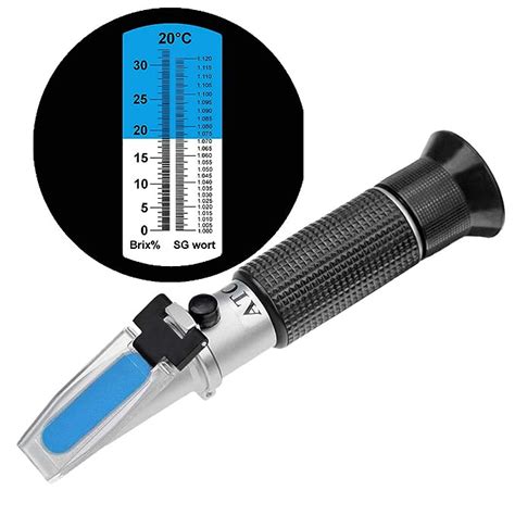 refractometer brix vs wort|brewer's refractometer.